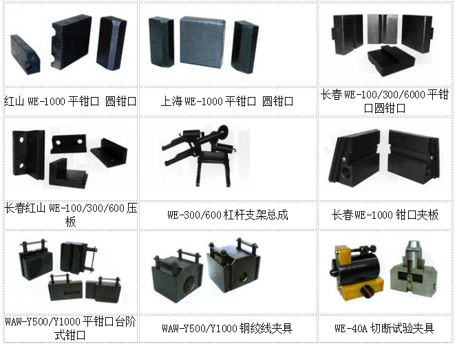 濟南試驗機廠試金試驗機配件